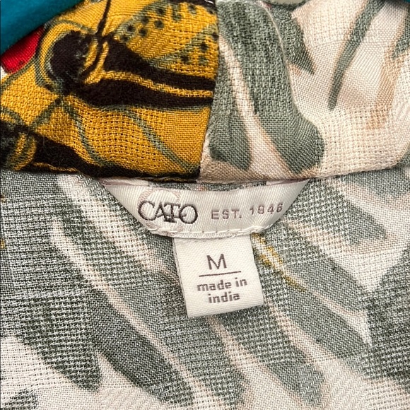 Cato Women's Tropical Kimono Cardigan - Picture 2 of 7